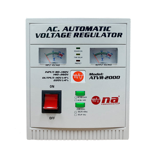 Regulador de voltaje N.A. 2,000W con conexiones traseras-2