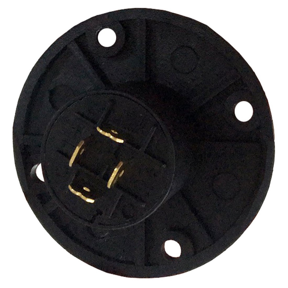 Conector TMC Speakon hembra de 4 vías de pines dorados, redondo para chasis-2