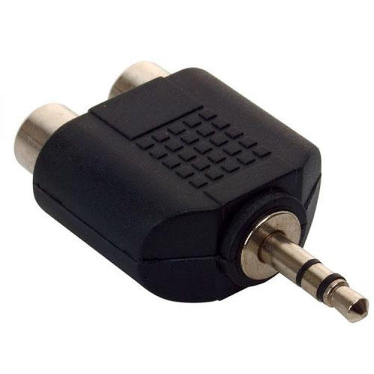 Adaptador N.A. de 3.5mm macho estéreo a 2 RCA hembra-2