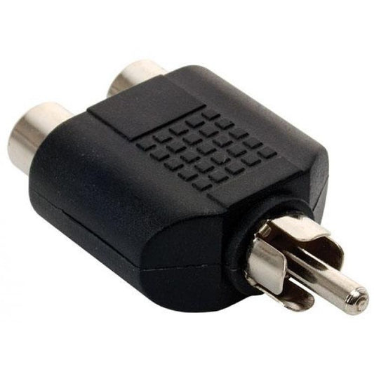 Adaptador N.A. de 2 RCA hembra a RCA macho-2