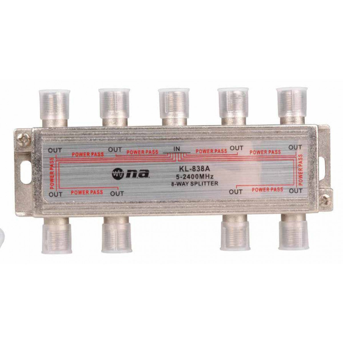 Splitter N.A. de 8 vías 5-2400 MHz-1