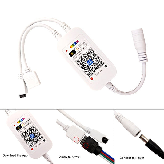 Tira LED inteligente RGB 5050 de 5m-2