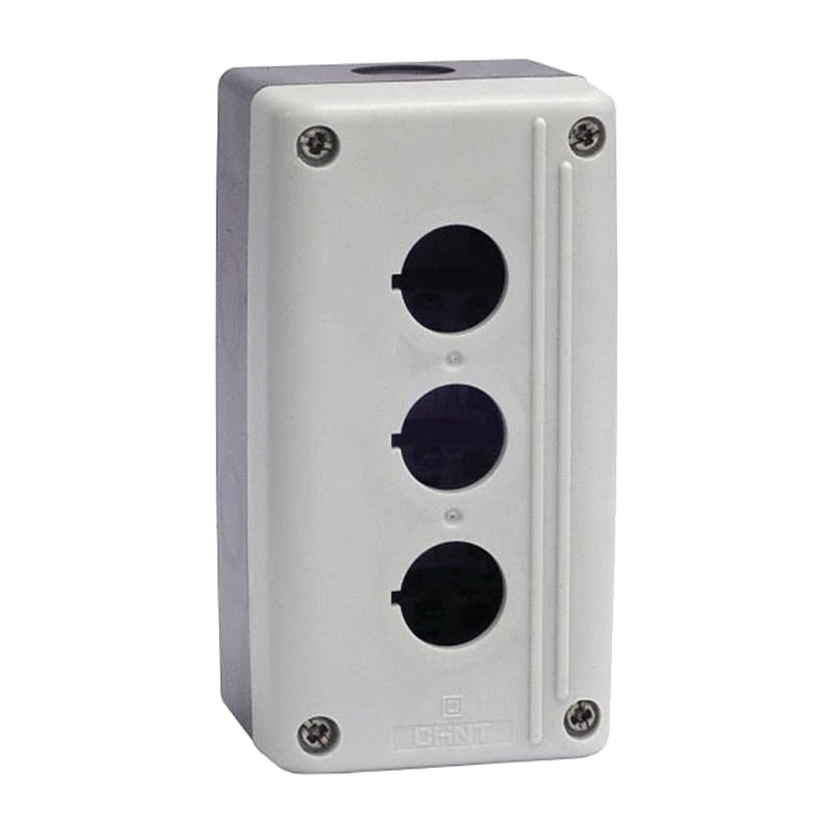 Caja Chint para pulsador de 22 mm de 3 agujeros NPH1-30-1