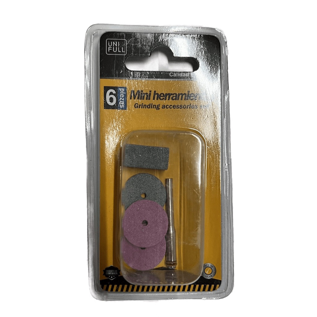 Juego de 6 piezas de piedra para pulir mototool