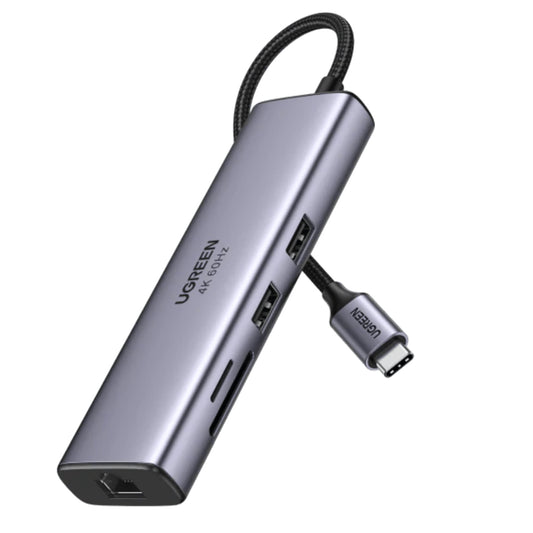 Concentrador UGREEN de USB-C 7 en 1 con Ethernet y HDMI-2