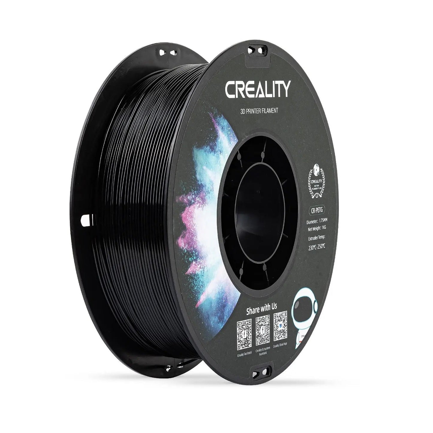 Filamento Creality PETG negro-1
