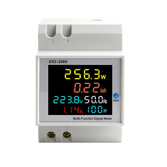 Medidor de potencia AC D52-2066 de 300V con CT integrado-2