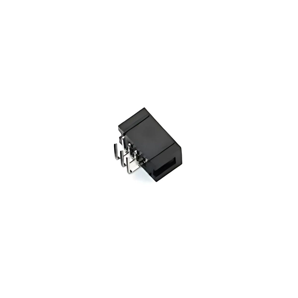 Conector DC3-6P macho curvo de 2 x 3 pines-1