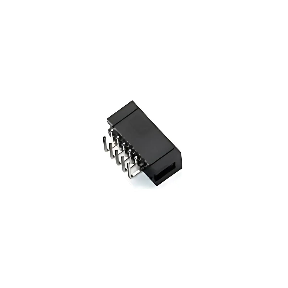 Conector DC3-10P macho curvo de 2 x 5 pines-1