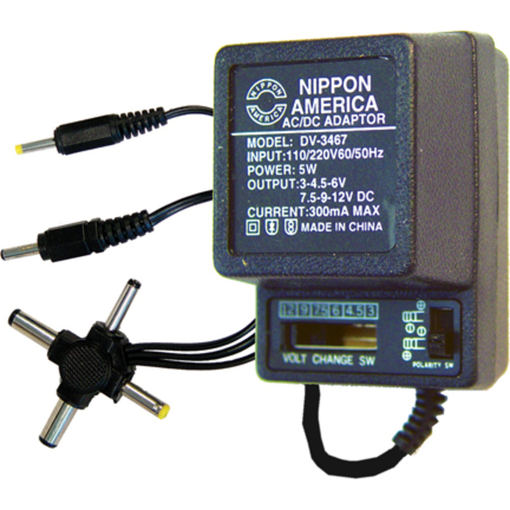 Adaptador AC-DC N.A. variable de 3V a 12V y 0.3A-1