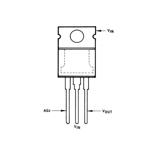 Regulador de voltaje variable negativo LM337T-2