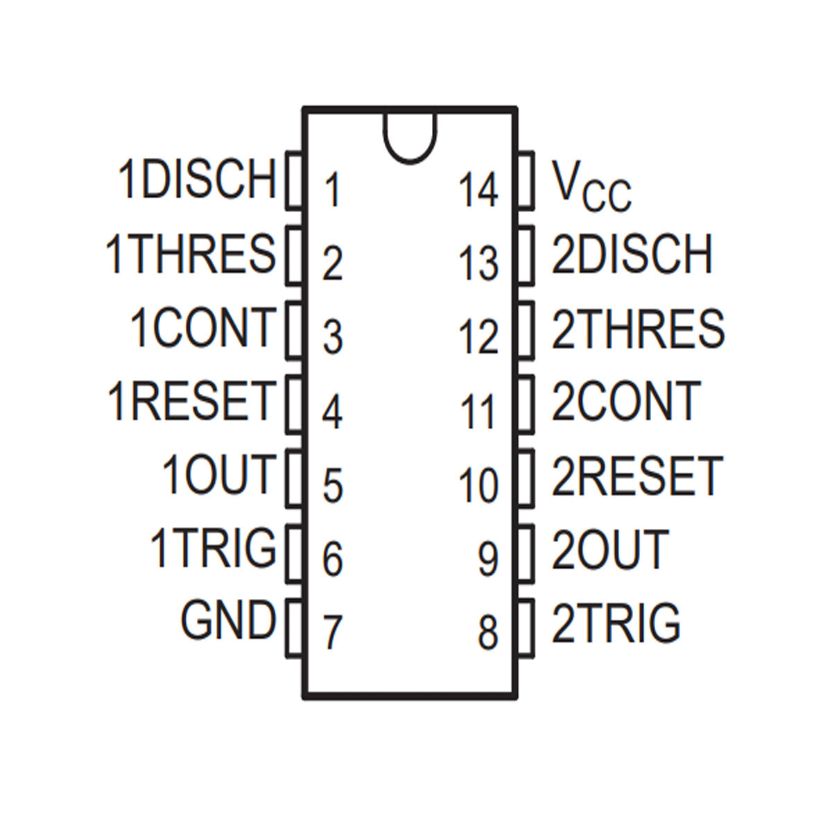 Timer NE556N - original Ti-2