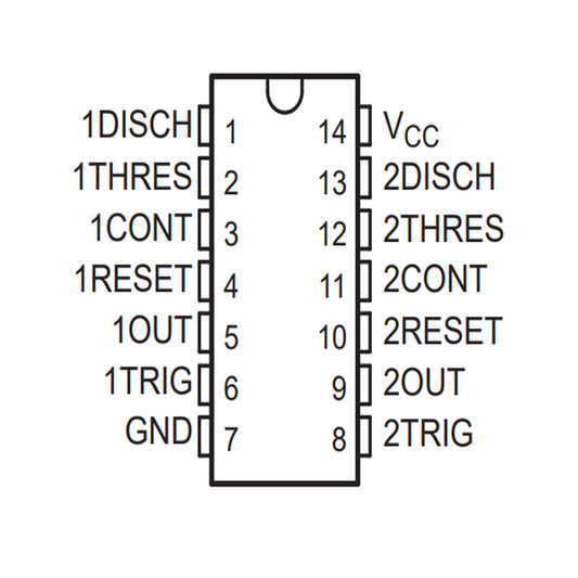 Timer NE556N - original Ti-2