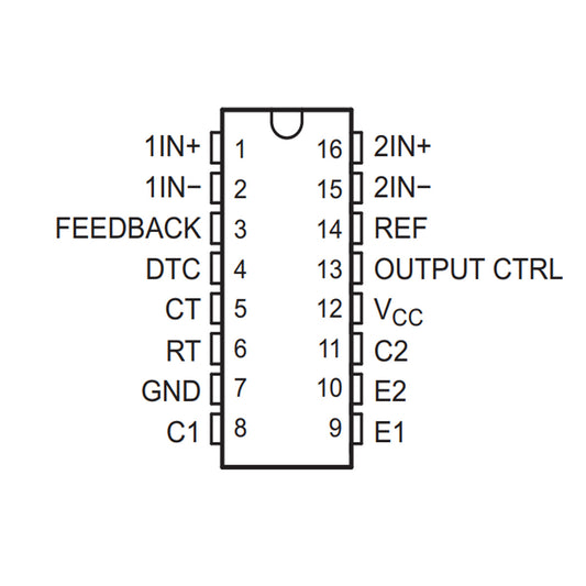 Switch controlador TL494-2