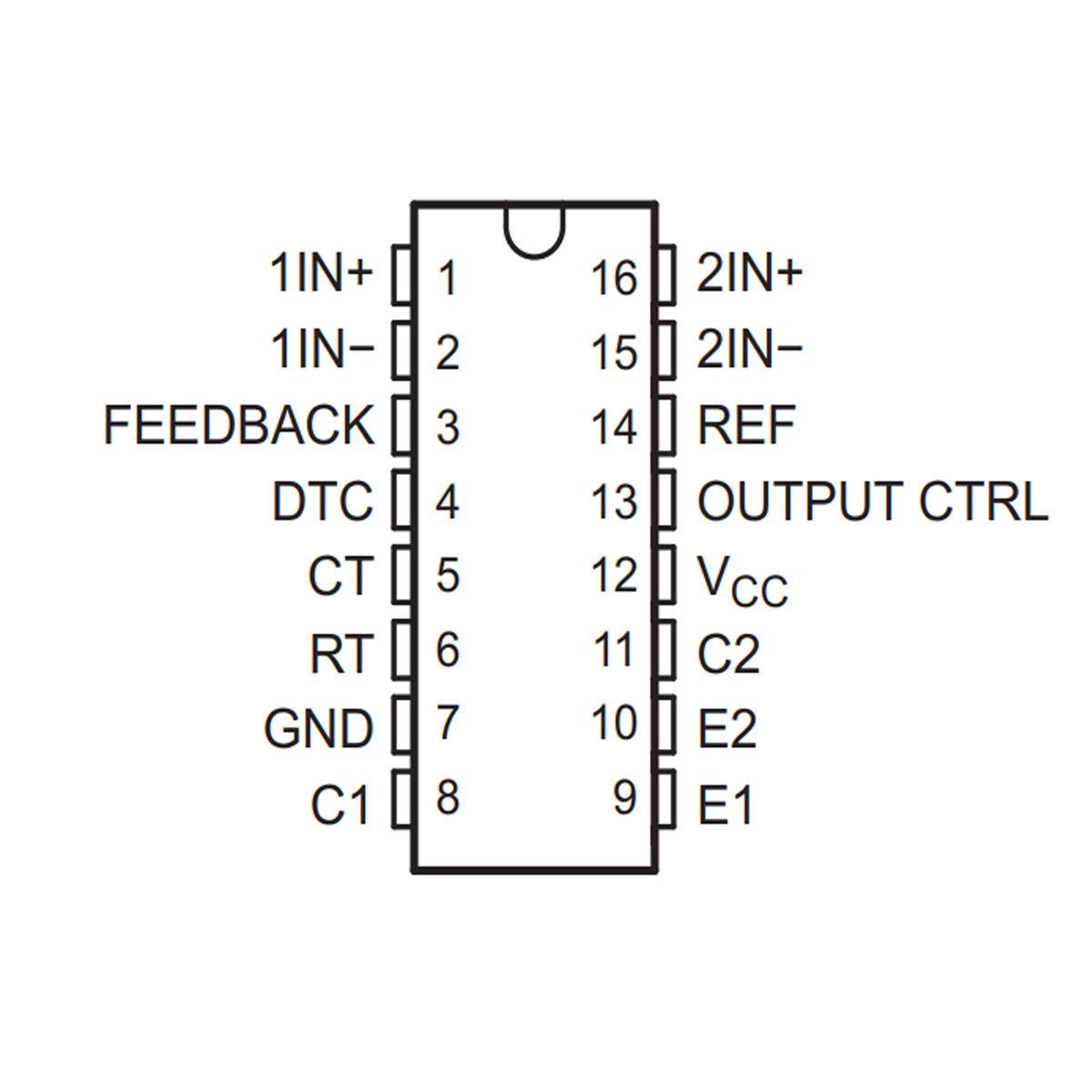 Switch controlador TL494-2