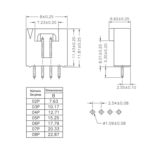 Conector macho a placa de 4 pines-2