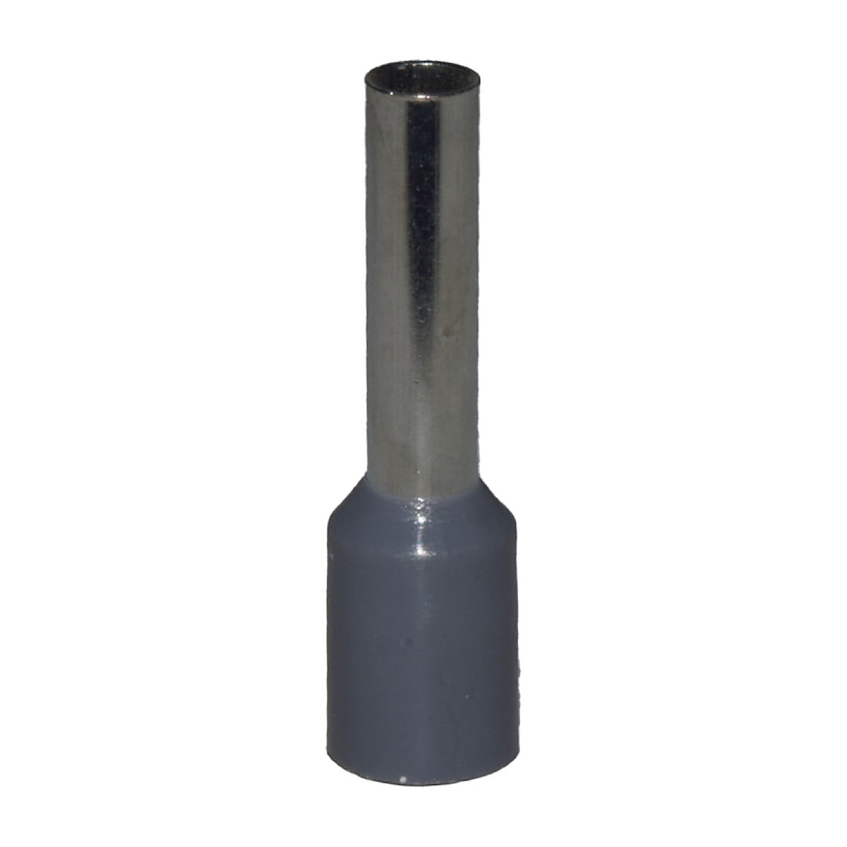 Terminal tubo EBCHQ 12 AWG gris bolsa de 100 E4012-1