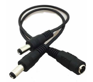 Distribuidor de corriente Netcom de 2 vías para cámara de seguridad-1