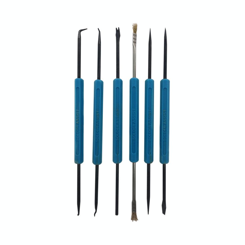 Set de 6 ganchos dobles para electrónica