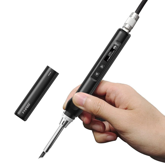 Cautín ajustable de uso general USB-C Fnirsi HS-01 - negro-2