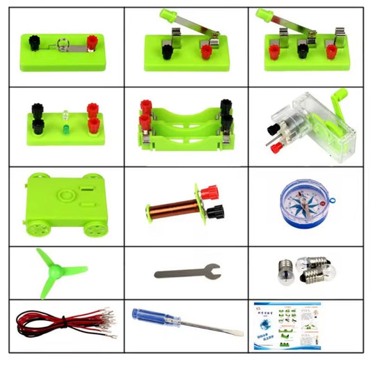 Kit educativo de electromagnetismo de 25 piezas-2
