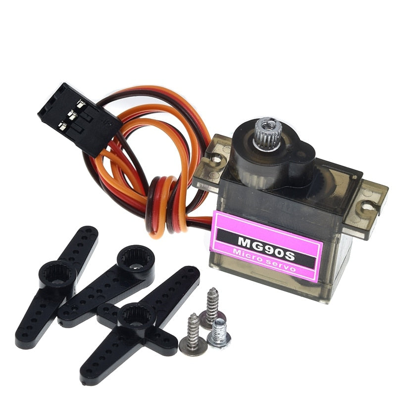 Motor servo MG90S con engranajes de metal-1