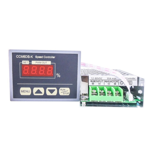 Controlador digital de velocidad de motor DC de 12V a 80V y 30A-2
