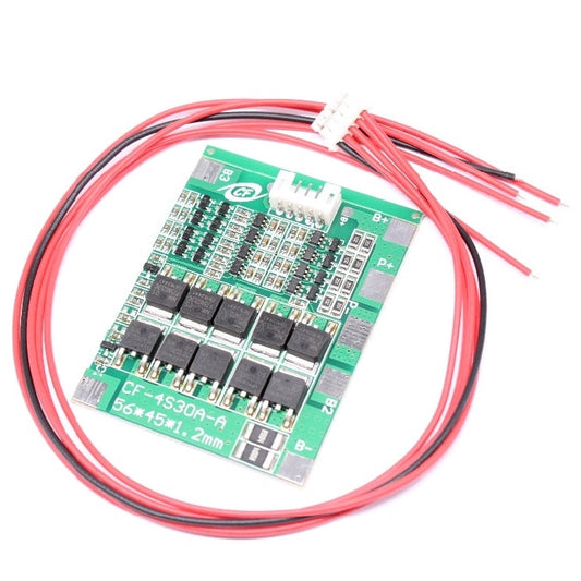 Módulo protector de baterías BMS 4S 30A con balance de carga-2