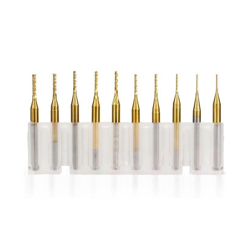 Kit de brocas para grabado de 0.6 a 1.5 mm para CNC-1