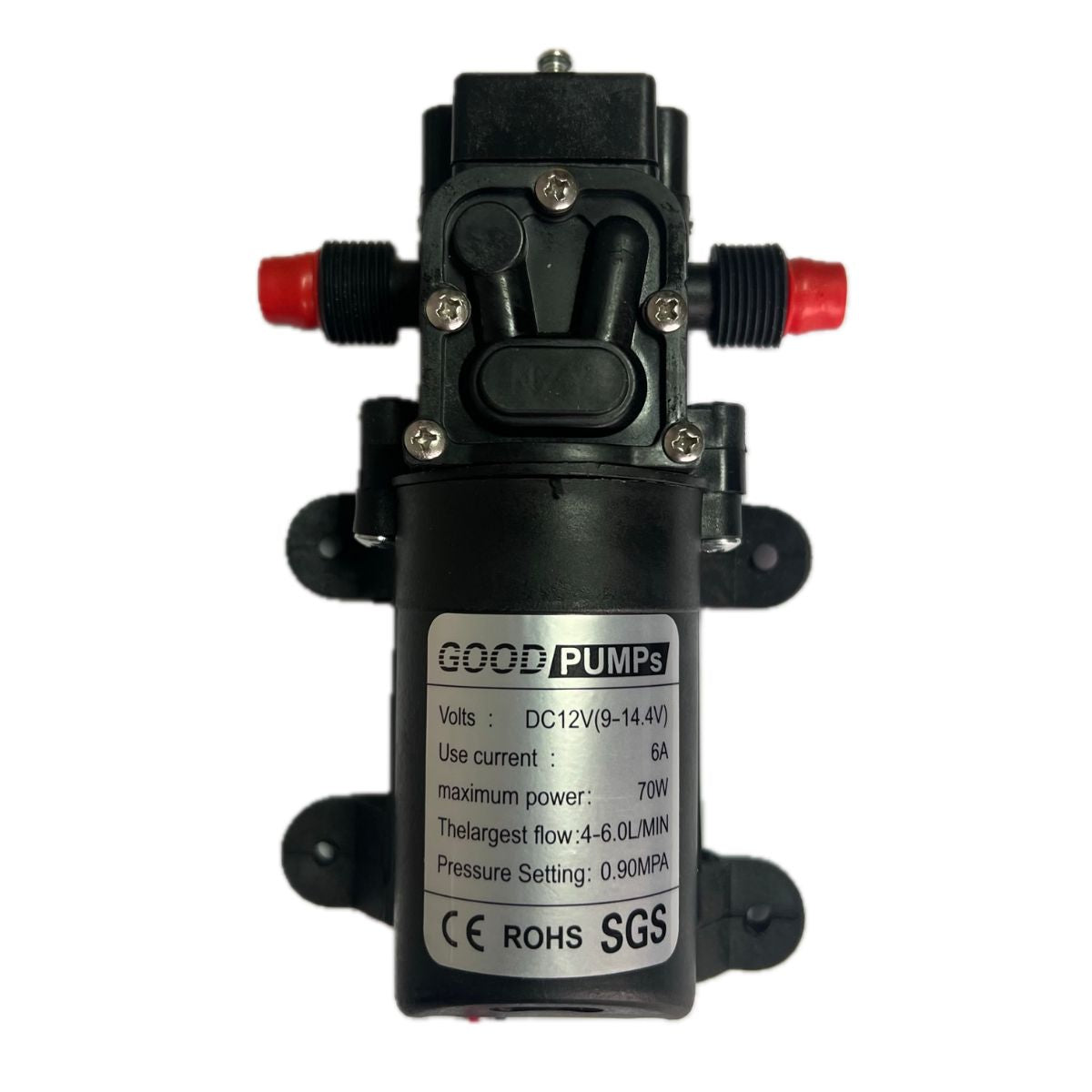 Bomba de diafragma con reflujo de 12V y 6 L/min - rosca-1