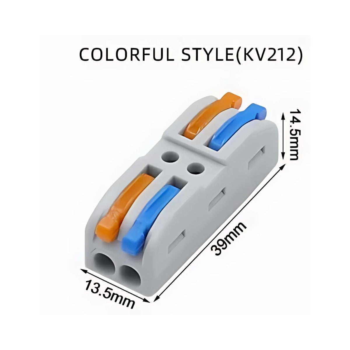 Conector de empalme rápido 2 a 2 - KV212-4