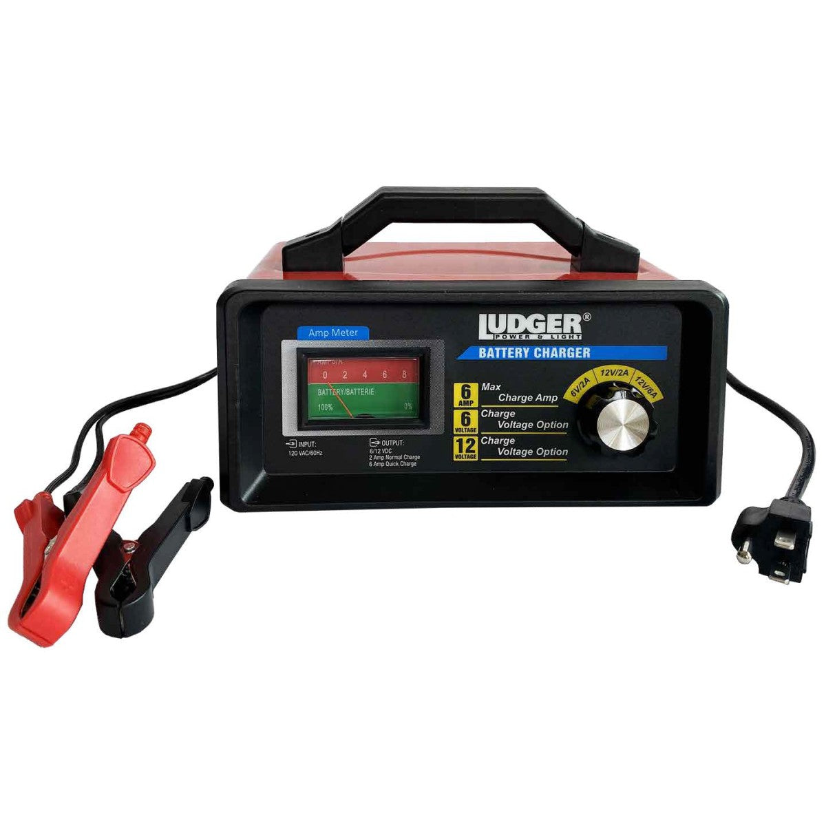 Cargador Ludger de Baterías de 12V o 6V - 6A-1