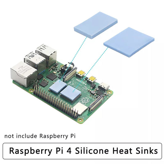 Disipadores térmicos de silicagel para Rasberry Pi 4B-2