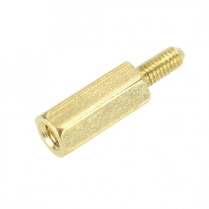 Separador de latón M3 de 14 mm con tornillo de 6 mm-1