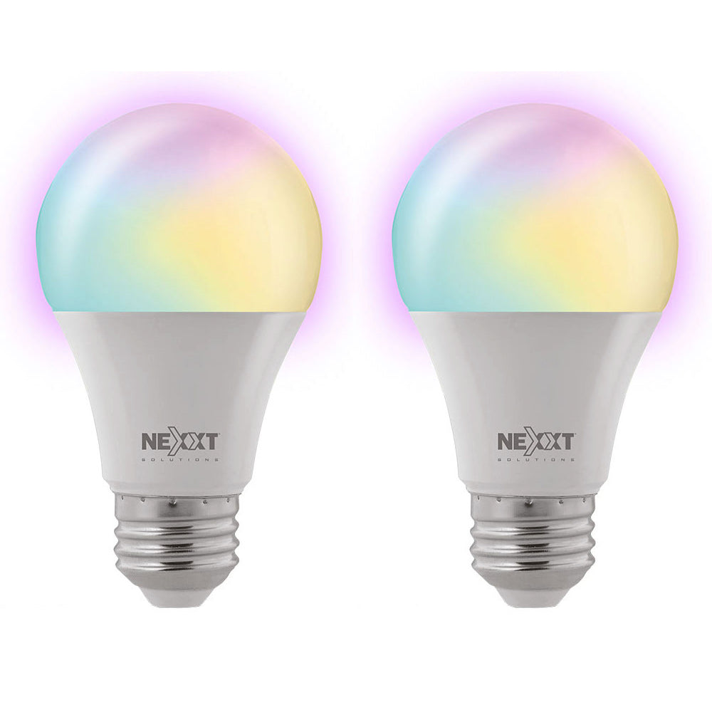 Bombilla LED inteligente Wi-Fi, de colores, 2 piezas