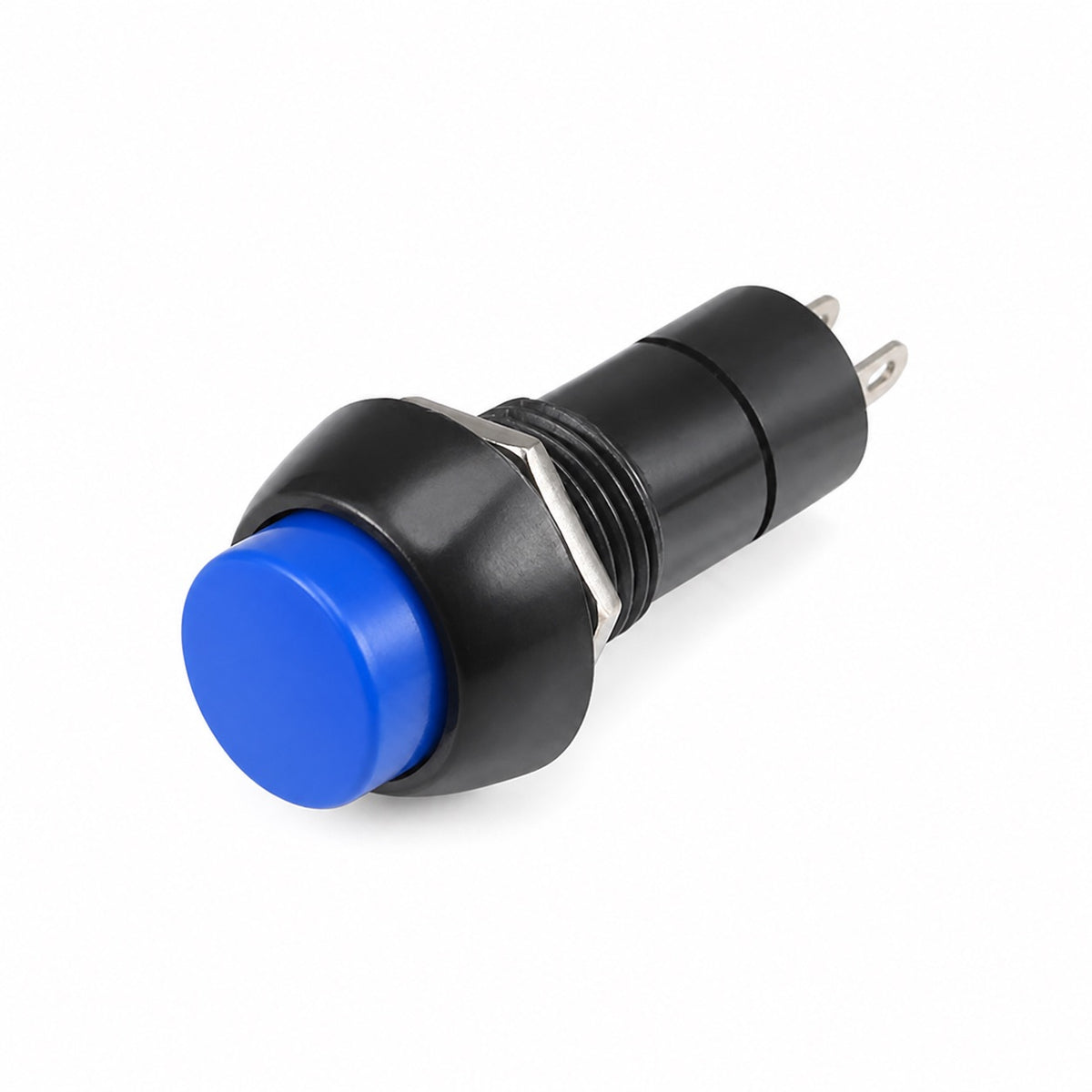 Pulsador con enclave PBS-11A de 12mm 3A 250V - azul-1