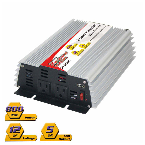 Inversor de corriente N.A. 800W con USB-1
