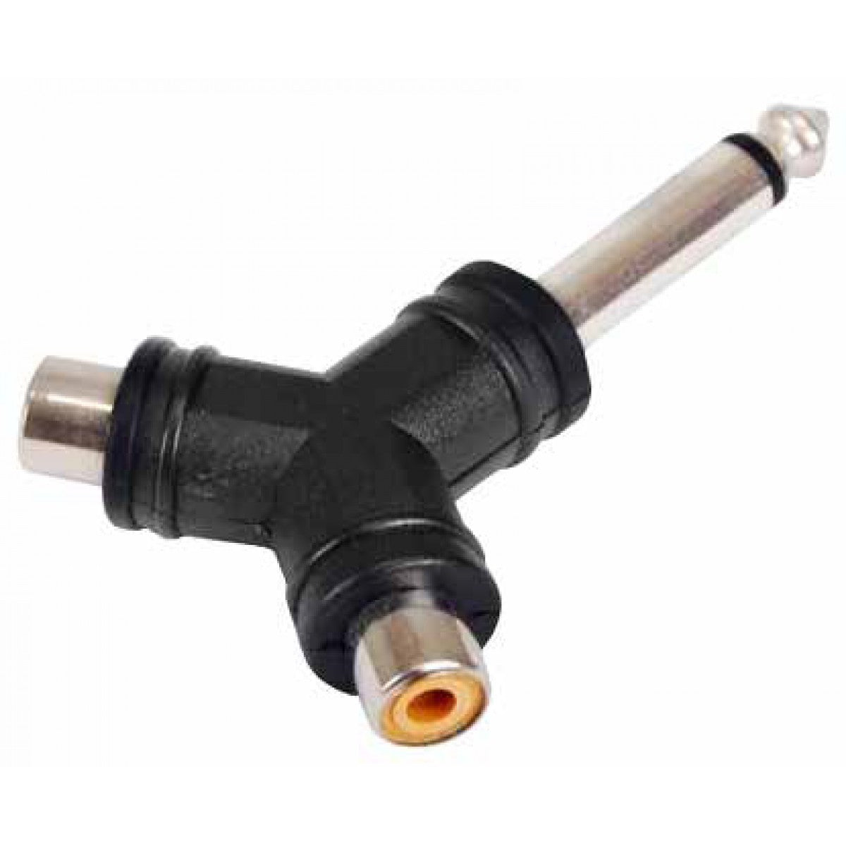 Adaptador N.A. en Y de 6.3 mm macho mono a dos RCA hembra-1
