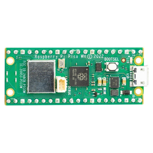 Raspberry Pi Pico WH con Wi-Fi y headers