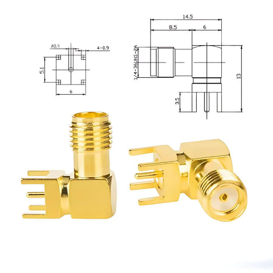 Conector de antena RF SMA-KWE de 14.5 mm-2