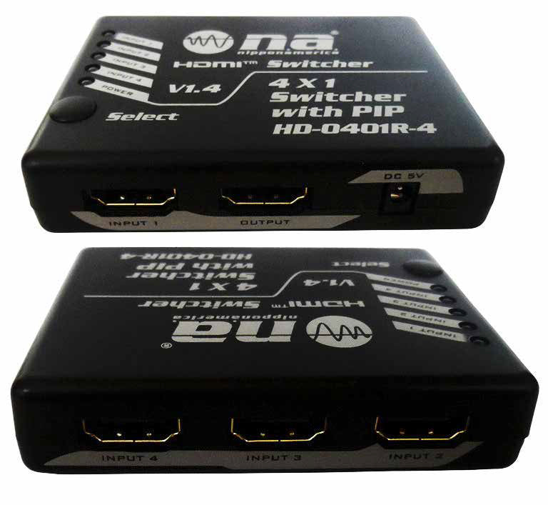 Switch N.A. HDMI de 4 vías 4K-1