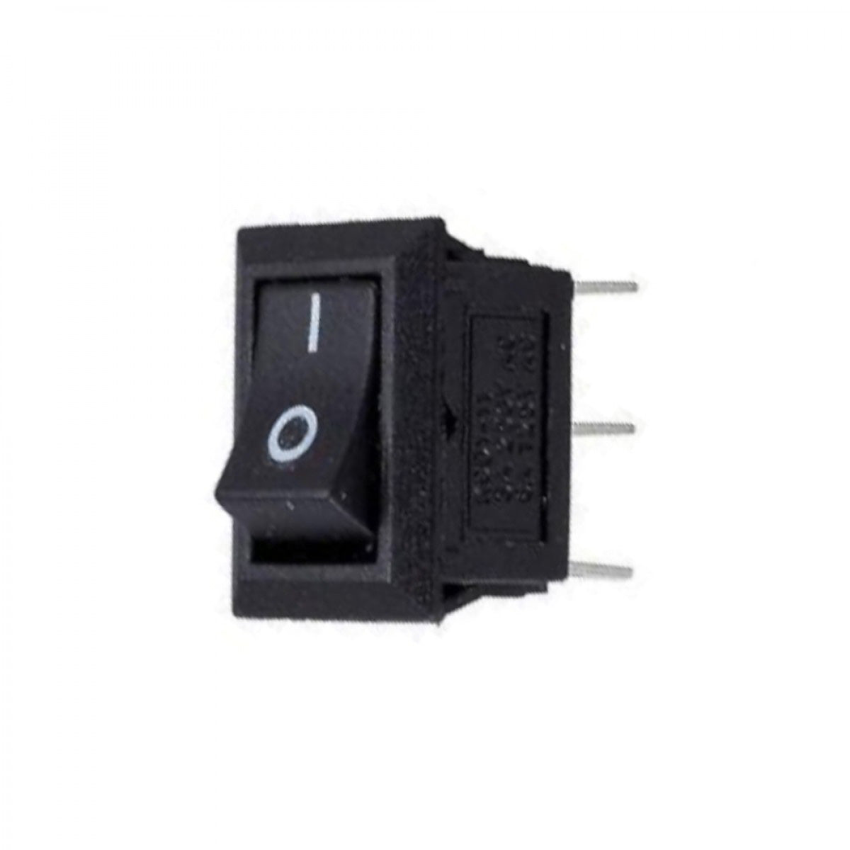 Switch ON OFF SPDT, negro rectangular 12A-1