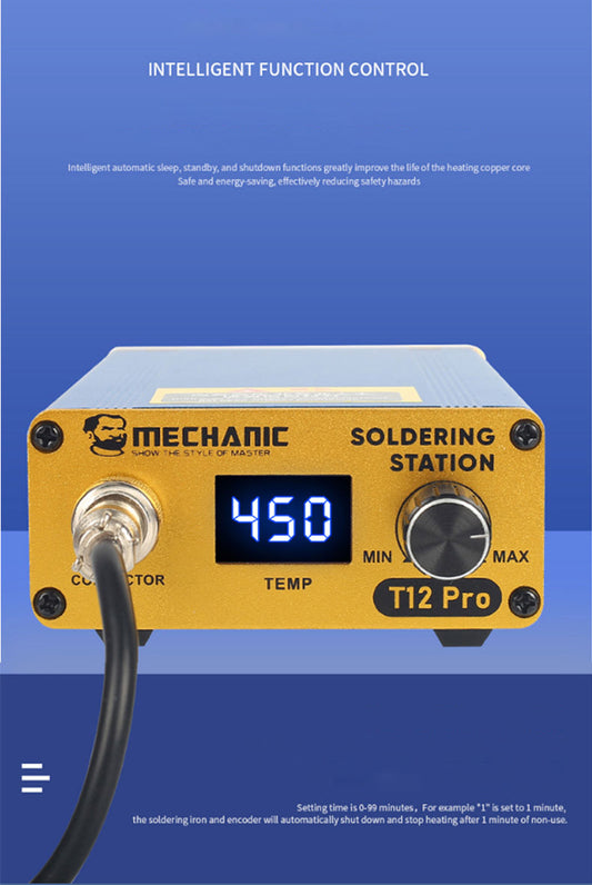 Estación de soldadura inteligente Mechanic T12 Pro-2