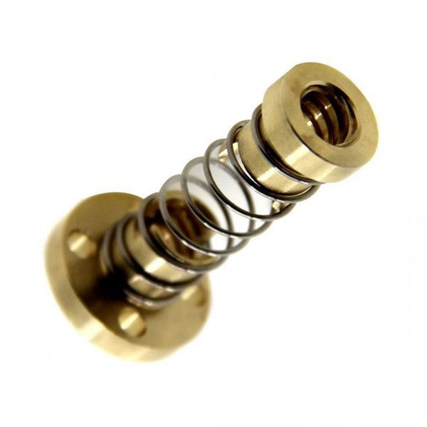 Tuerca trapezoidal T8 para tornillo de 8mm - antibacklash-1