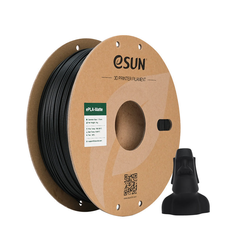 Filamento eSUN PLA-Matte negro-1