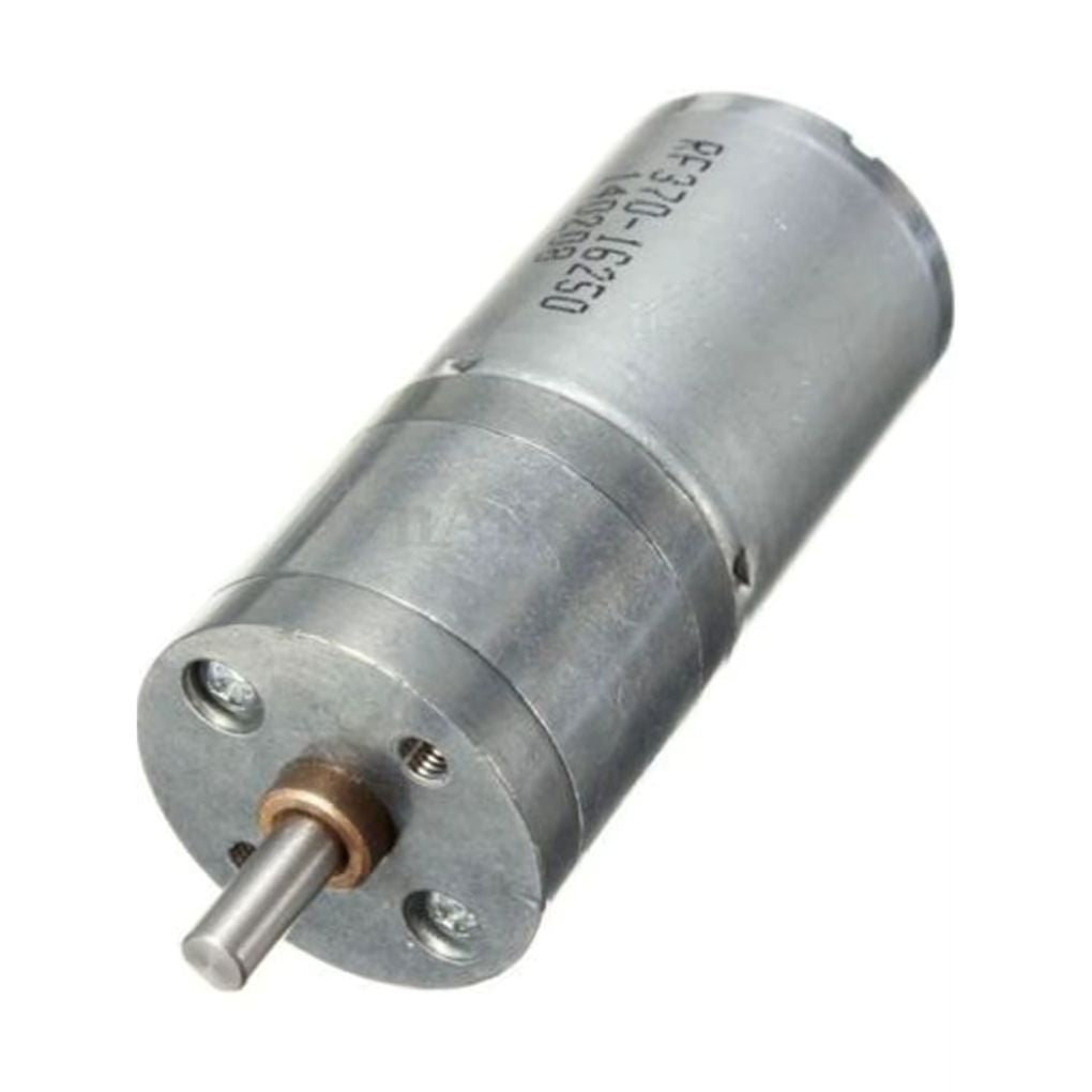 Motorreductor metálico 25GA370 de 12V a 130 RPM-1