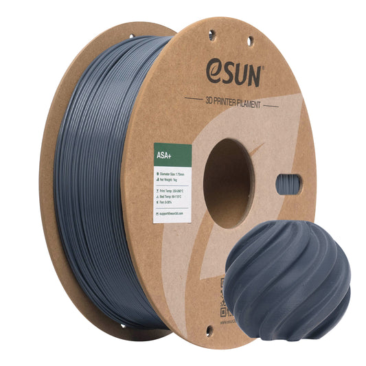 Filamento eSUN ASA+ gris-1