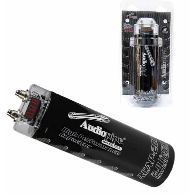 Capacitor Audiopipe de 2.0 faradios para carro-1
