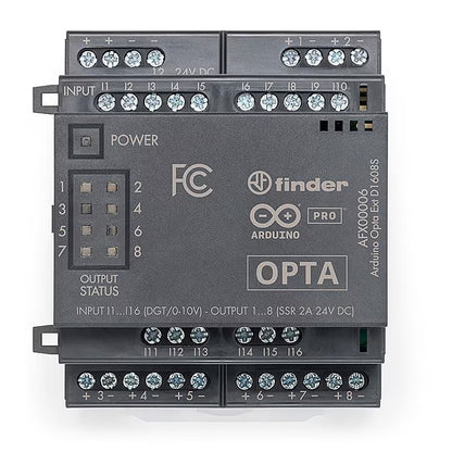 Módulo de expansión digital Arduino Opta Ext D1608S-1