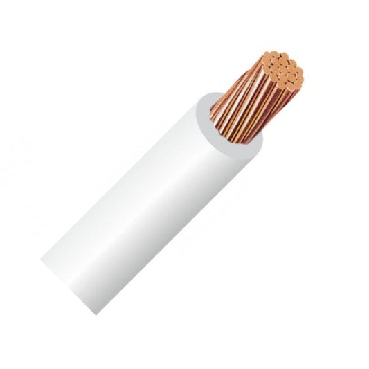 Cable primario 12 AWG, blanco - metro-1